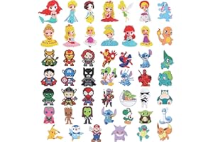 PUJEKNM Diamond Painting Kinder,DIY Diamant Aufkleber Kit,48 Stück Cartoon Diamantmalerei für Kinder,Diamant Painting Bilder Kinder Spielzeug Geburtstags Geschenk für Ab 4 5 6 7 8 10 Jahre Jungen Mädchen