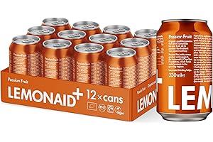 Lemonaid Sparkling Soft Drink: Passion Fruit - 12 x 330ml can