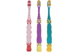 BETADENT 1 SPAZZOLINO Soft Kids-Junior Bambini 5-11 Anni. Setole Morbide per Una Corretta Pulizia dei Denti tra Gli Spazi Interdentali. Anti Carie. Un Pezzo, Colori assortitii Random
