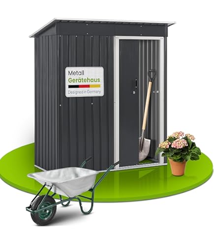 Fahrradgarage & Geräteschuppen 160x220x165cm - Outdoor Lagerzelt Wasserdicht & Stabil