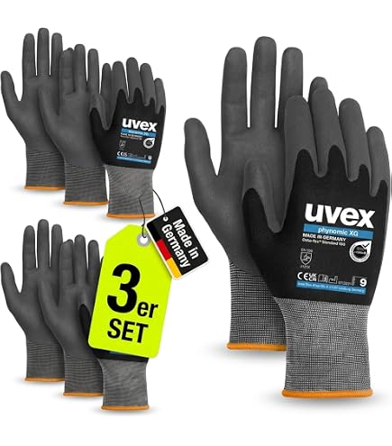 Uvex Nitril-Handschuh, Profas Rubiflex NB 27, Farbe: orange, Grösse: 11 Baumarkt