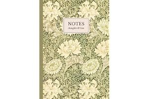 William Morris Chrysanthemum Pattern Notebook: A5 Lined Notebook