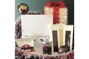 Cesta Regalo Bombones Chocolate Artesano Gourmet Sin Gluten "Lobetanni" Gold