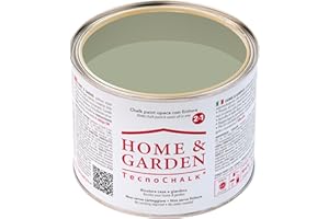 TecnoChalk® Home & Garden Nuova Chalk Paint Extra Forte - Non Richiede Finitura – Ricolora Senza Carteggiare Casa e Giardino - Vernice tutto-in-uno - Senza Solventi - Colore Salvia (500 ml)