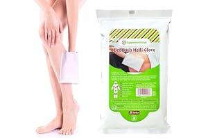 Adult Bed Bath Wash Glove Wipes – Speedwellstar Moisturising Wet Incontinence BedBath Medi Gloves 10 Pack – Sensitive Skin, Unscented, Hot or Cold Use - by Speedwellstar