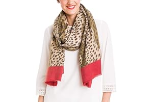 MELIFLUOS DESIGNED IN SPAIN Bufanda Pañuelo Cuello Fular de Mujer Viscosa Flores Invierno Suave Elegante