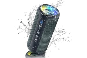 Ortizan 40W Cassa Bluetooth Potente, 30 Ore Di Riproduzione, X8Pro Altoparlante Bluetooth, Chiamate in vivavoce, RGB LED, IPX7 Impermeabile, Cassa Musica Bluetooth 5.3 Portatile, Ideale Per Feste