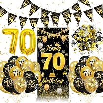Tischdecken Zum 70. Geburtstag – 4 Stück, Je 137 X 274 Cm, Praktisch Für Partys & Feiern