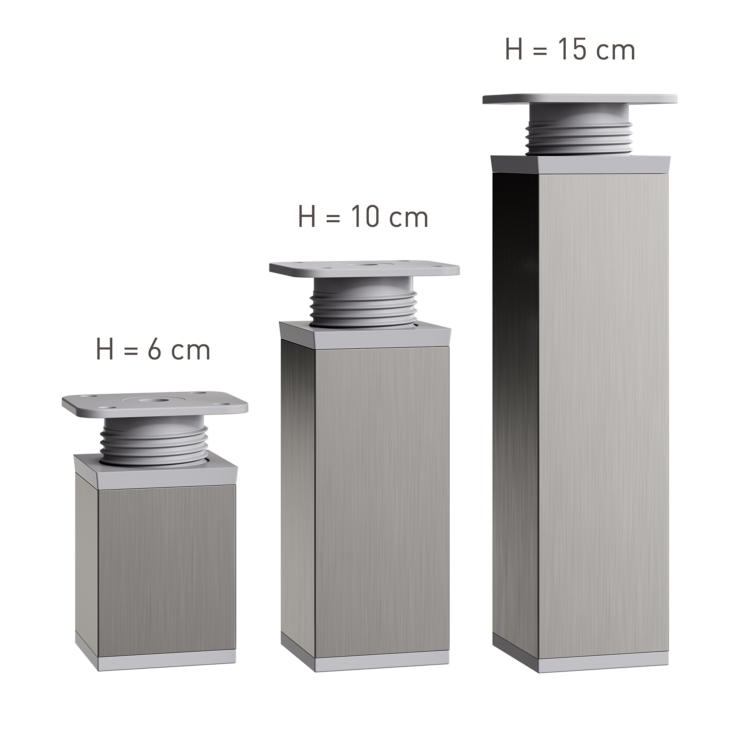 Set Di 4 Angolari Per Gambe Tavolo Gambe Per Mobili Fai Da