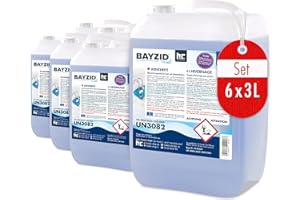 6 x 3 L Produit d’hivernage pour Piscine - BAYZID Winterfit Concentré pour l’hivernage des piscines et bassins de Höfer Chemie