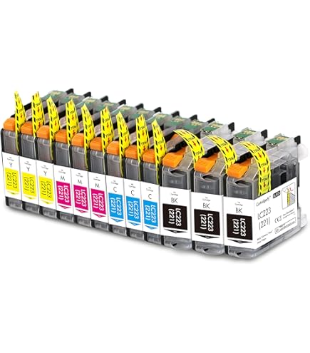 10x XXL Patronen kompatibel für Brother LC-223 MFC-J4420DW MFC-J480DW