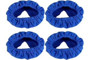 HIXNUG 4 Pieces Mask Cushion Covers for CPAP Full Face Liners Soft Positive Pressure Mask Cushions Ventilator Nasal Mask Pad Reusable Cotton Washable Liners