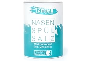 Tampen 120x sel de rinçage nasal (en vrac) · avec cuillère doseuse · 300g de recharge XXL · sel pour Tampen kit de douche nasale