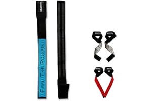 Straps Gym, Correas Levantamiento de Peso, Lifting Straps, Agarraderas Gimnasio con Soporte Acolchado, Straps Powerlifting, Mujeres y Hombres - Destiny SM