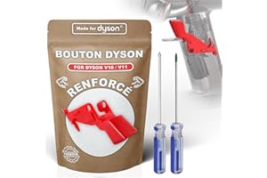 REELLEO Piéces détachées dyson gâchette interrupteur bouton robuste avec outils tournevis Bouton Dyson V10 V11 sv12 sv14 - gachette dyson v10 - gachette dyson v11