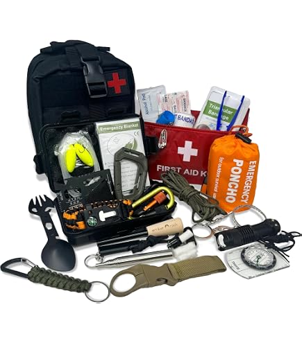 Kit De Survie 3 En 1 SPORTARC - Imperméable, Sac De Couchage, Tente | Urgence Et Outdoor