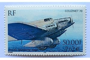 TIMBRE FRANCE Timbre de France Neuf**, Gomme intacte. 2000 Collection Poste aérienne No 64. Avion par DesLivresExpress