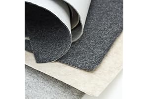 Carpetfilz, R-Pet ECO Filz für Wohnmobilausbau, Isolierung und Verkleidung von Auto, Camper, Van und vieles mehr! Wahlweise selbstklebend und nicht selbstklebend! (Cotton - selbstklebend)