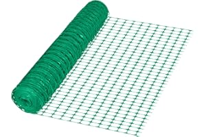 Aufun 30m Absperrzaun Weidezaun Schutznetz aus PE Kunststoff Hundezaun Warnzaun Bauzaun Wildzaun Sicherheitsnetz für Familie, öffentlicher Bereich, Grün