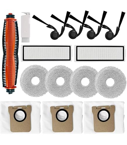 Accessori per Xiaomi Mi Robot Vacuum-Mop 2 Pro/Ricambi Mop 2 Lite/Modelli MJST1SHW, MJSTL, MJST1S Robot aspirapolvere 1 spazzola principale, 4 spazzole laterali, 4 panni per la pulizia, 2 filtri Accessori per Xiaomi Mi Robot Vacuum-Mop 2 Pro/Ricambi Mop 2 Lite/Modelli MJST1SHW, MJSTL, MJST1S Robot aspirapolvere 1 spazzola principale, 4 spazzole laterali, 4 panni per la pulizia, 2 filtri
