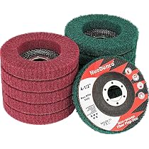 10PCS 4.5 115mm Nylon Fiber Flap Polishing Wheel Disc