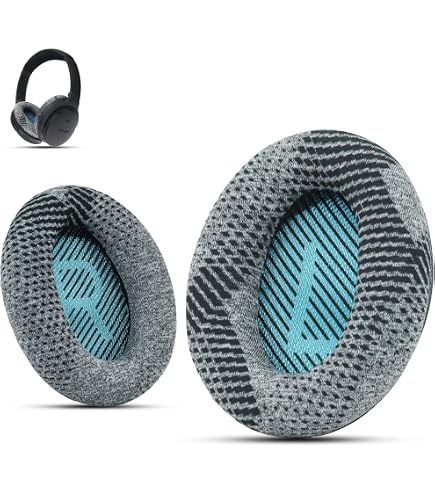 Ersatz-Ohrpolster Für Bose QuietComfort Kopfhörer – Weich, Atmungsaktiv | Passend Für QC35, QC45, QC25 Uvm.