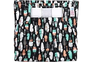 Petit Lulu Spreizhöschen für breites Wickeln//Spreizwindelhosen/Größe M (5-9 kg)/ Klett… (Feathers and Arrows)