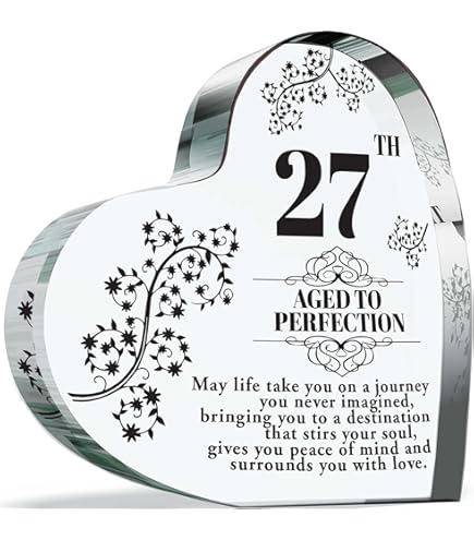 75th Birthday Wooden Heart Plaque - Funny Age Quote Sign For Mom, Dad, Grandma, Grandpa