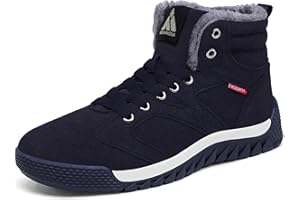 Mishansha Bottes de Hiver Homme Femme Chaud Antidérapant Chaussures de Neige Taille 36-48 EU