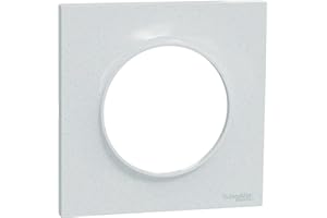 Schneider Electric - Odace Styl, plaque Blanc Recyclé 1 poste - S510702