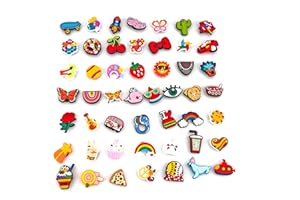 SZWLJ Shoe Charms, Lot of 37 39 50 PCS Clog Shoes Decorations, Cartoon Shoes Charms, for DIY Shoe Decoration Shoe Decoration Charms