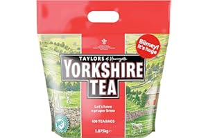 Yorkshire Tea, Total 600 Tea Bags, (Pack of 1.875 kg)