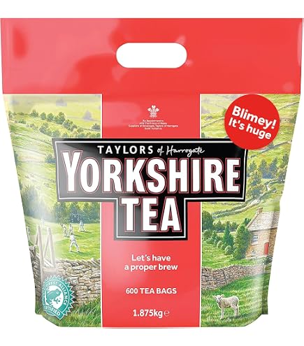 Yorkshire Tea 600 Tea Bags 1.875 Kg : Amazon.co.uk: Grocery