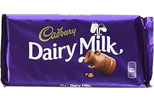 CADBURY Dairy Milk Chocolate 200 g - Lot de 2