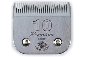 Furzone Lame de Rechange pour Chien - Lame de taille 10 1/16", fabriquée en acier japonais très résistant, compatible avec la plupart des tondeuses Andis, Oster et Wahl A5