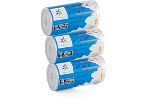 SUNMONDO 3 x 40 sacchetti per la spazzatura da 5 litri con maniglia – sacchetti per la spazzatura