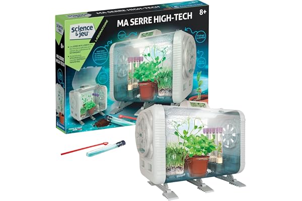 Clementoni - Ma Serre High-Tech dès 8 Ans - Jeux Éducatif pour Enfant - Apprendre en s'amusant - Science et Nature - Fabriqué en Italie