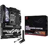 ASUS ROG Crosshair X870E Hero AMD X870E AM5 DDR5-8600 ATX Gaming Anakart | AMD AM5 DDR5 8400 HDMI 2xUSB4 5x M.2 USB3.2 WiFi 7