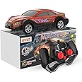 SEEDO Remote Control Rechargeable Dazzling Drift Anti Scratch High Speed Racing Car with Colourful Lights and Music, 1:24 Scale Rc Vehicle Toy for 8+ Years Kids Boys and Girls, Pack of 1, Orange