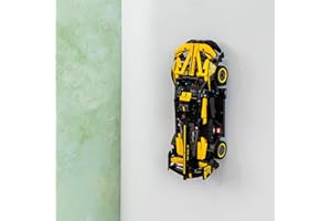 Brickify Support mural compatible avec les voitures Lego Technic | Crochet de montage mural pour Lego 42161 42151 42138 42153 42123 (1)