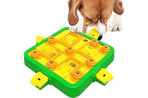 PYue Dog Puzzle Toys, Interactive Toy for Large/Medium/Small Dogs, Treat Dispenser Slow Feeder, Brain Stimulating to Reduce Boredom, Dog Games Toy Level 3 (Difficult)