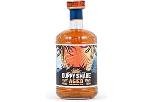 The Duppy Share Aged Rum - Caribbean Rum 70cl (ABV 40%) | Perfectly Balanced, Award-Winning Fusion of Aged Caribbean Rums | An Exquisite Blend for your Favourite Rum Cocktail
