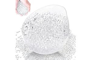 Daover 50000Pcs Clear Water Beads for Vases Gel Jelly Balls Vase Filler Beads, Vase Fillers for Floating Pearls, Wedding Centerpiece, Floating Candles, Planting, Floral Decoration