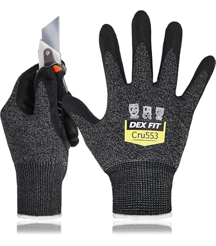 uvex Guanti Rubiflex S XG 35 B Unisex 7,Grigio/Nero/Bianco