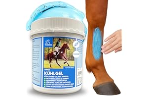 EMMA Arnica per Cavalli 1000ml Gel rinfrescante con unguento all'arnica Gel extra forte I Horse Balm Tendini, legamenti e muscoli I rinfrescante I all'arnica Gel per massaggi muscolari per cavalli e cani