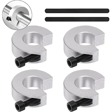 Uxcell Double Split Shaft Collar – 1-1/8" Bore, 1-7/8" OD, 1/2" Thick, 303 Stainless Steel, Two-Piece Clamping 3 thumbnail image
