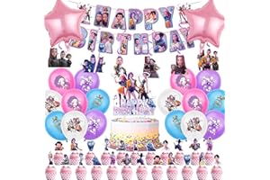 OSOFREE 50 Stück Huntrs Geburtstagsdeko Junge Mädchen, Luftballons Geburtstag Set, Kindergeburtstag Ballons, Party Deko Geburtstag Ballon Set für Kinder (A)