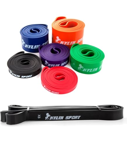 Bandes élastiques De Résistance Fitness - 4 Tubes, Pour Tractions Assistées, Dips, Musculation, Pilates, Entraînement à Domicile