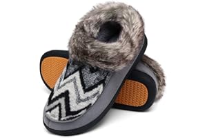 Mishansha Zapatillas Casa Mujer Invierno Calientes Forro Pantuflas Espuma con Memoria Gr.36-43