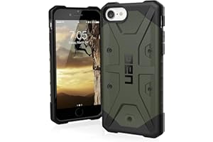 Urban Armor Gear Pathfinder Funda para Apple iPhone SE (2020) / 8 / 7 / 6S Cubierta protectora (Compatible con la carga inalámbrica, Resistente a los choques, Parachoques ultra delgado) - Verde oliva